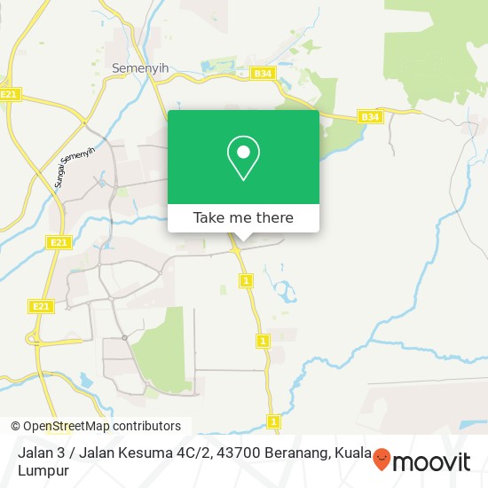 Jalan 3 / Jalan Kesuma 4C / 2, 43700 Beranang map