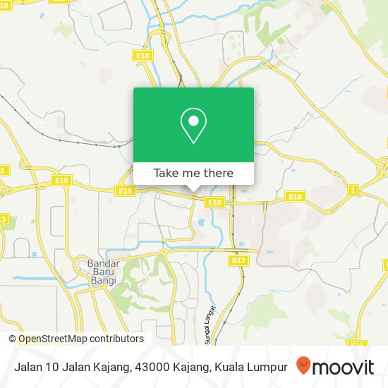 Jalan 10 Jalan Kajang, 43000 Kajang map