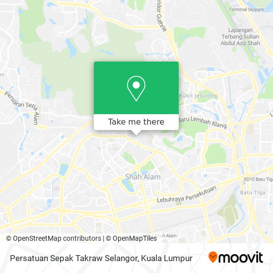 Persatuan Sepak Takraw Selangor map