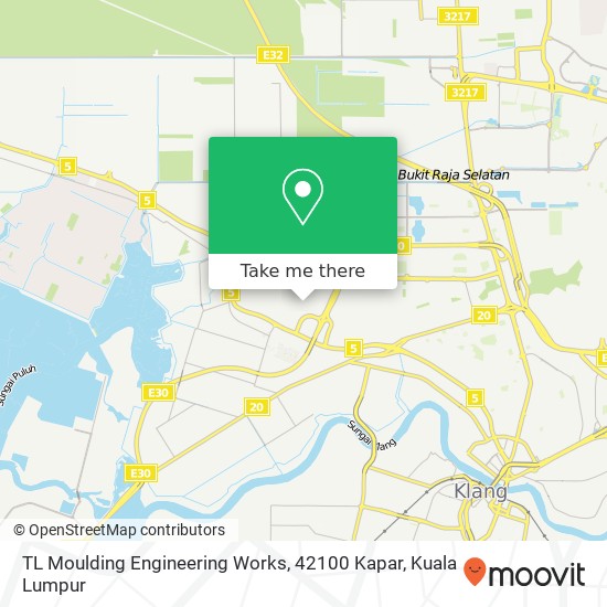 Peta TL Moulding Engineering Works, 42100 Kapar