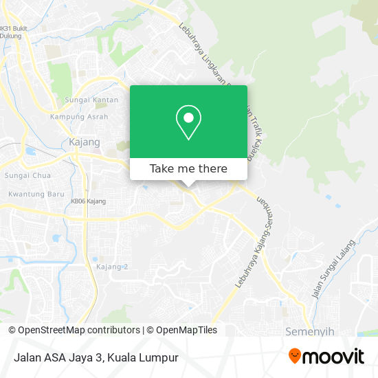 Jalan ASA Jaya 3 map