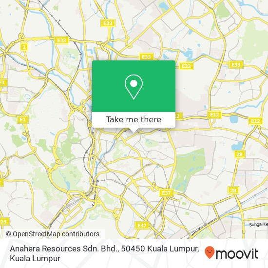 Anahera Resources Sdn. Bhd., 50450 Kuala Lumpur map