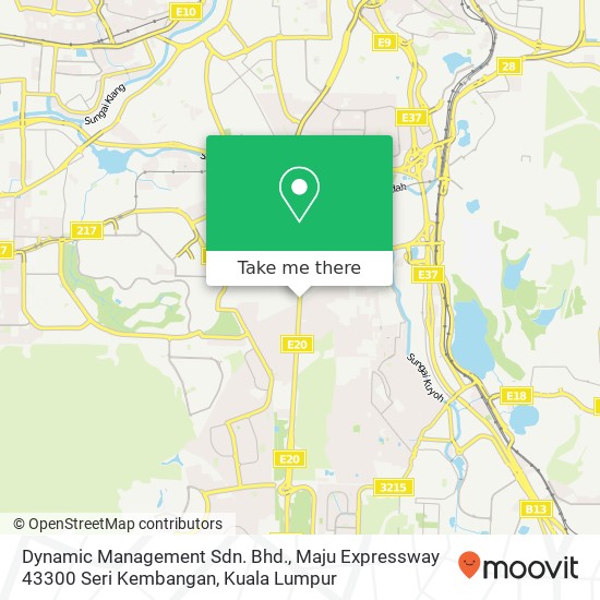 Dynamic Management Sdn. Bhd., Maju Expressway 43300 Seri Kembangan map