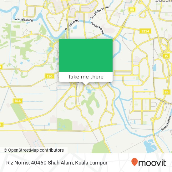 Peta Riz Noms, 40460 Shah Alam