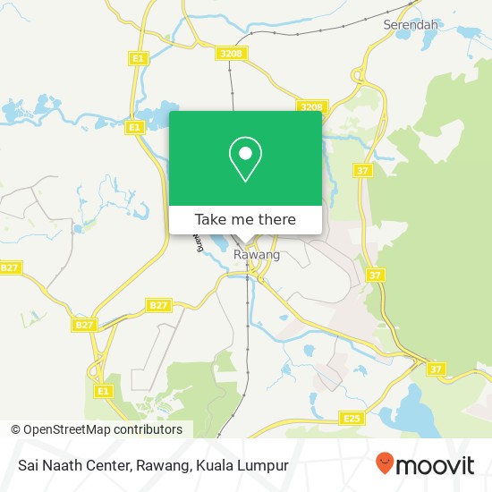 Sai Naath Center, Rawang map