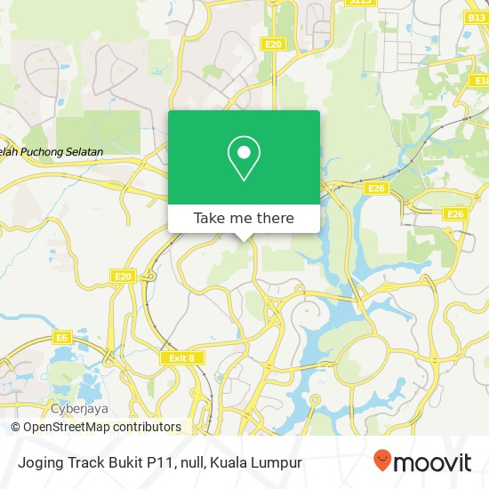 Joging Track Bukit P11, null map