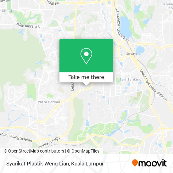 Syarikat Plastik Weng Lian map