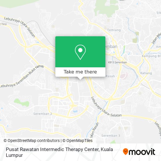 Peta Pusat Rawatan Intermedic Therapy Center