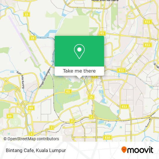 Bintang Cafe map