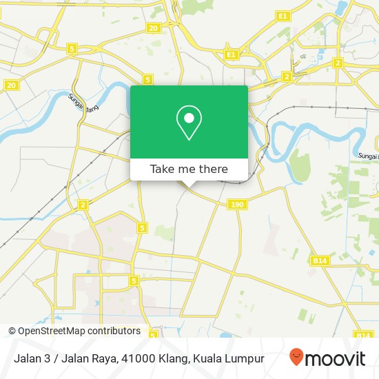 Peta Jalan 3 / Jalan Raya, 41000 Klang