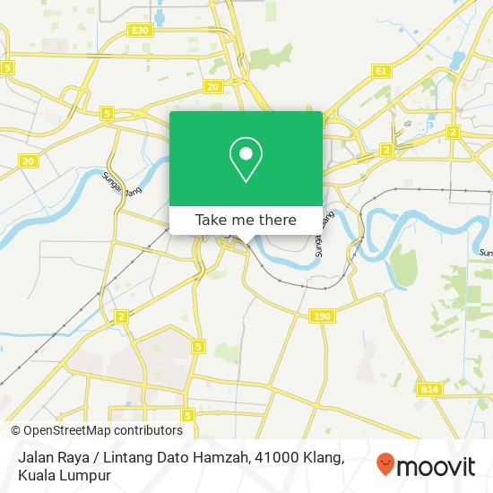 Peta Jalan Raya / Lintang Dato Hamzah, 41000 Klang