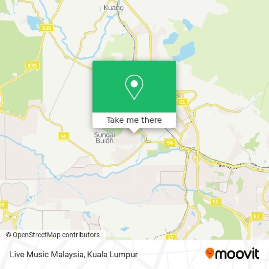 Live Music Malaysia map