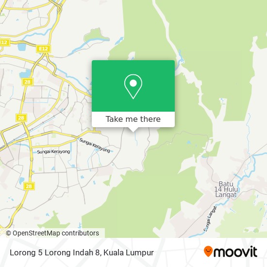 Lorong 5 Lorong Indah 8 map