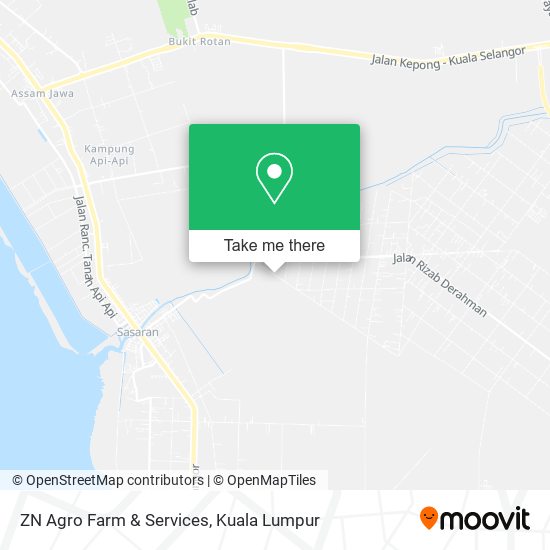 Peta ZN Agro Farm & Services, Jalan Mawar 45800 Jeram