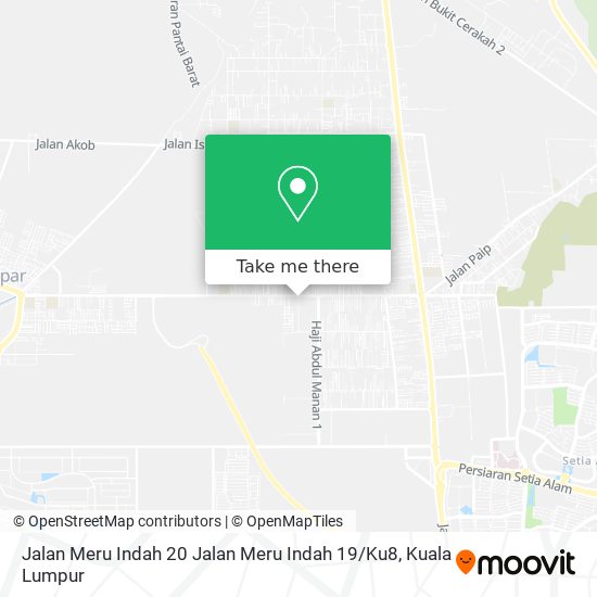 Jalan Meru Indah 20 Jalan Meru Indah 19 / Ku8 map