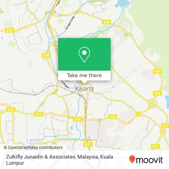 Zulkifly Junaidin & Associates, Malaysia map