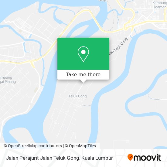 Jalan Perajurit Jalan Teluk Gong map