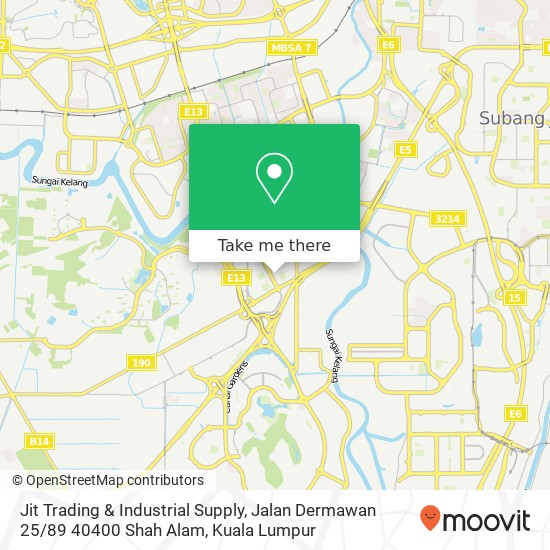 Jit Trading & Industrial Supply, Jalan Dermawan 25 / 89 40400 Shah Alam map