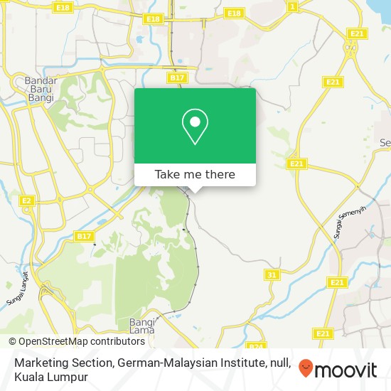 Marketing Section, German-Malaysian Institute, null map