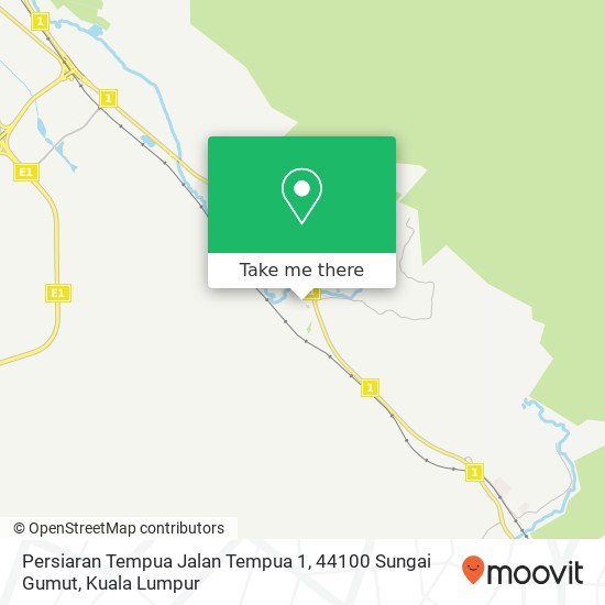 Persiaran Tempua Jalan Tempua 1, 44100 Sungai Gumut map