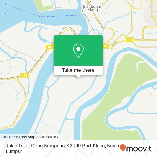 Peta Jalan Telok Gong Kampung, 42000 Port Klang