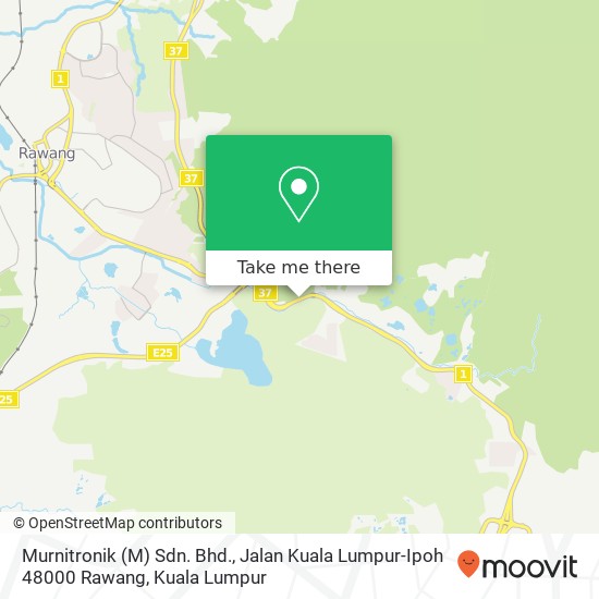 Murnitronik (M) Sdn. Bhd., Jalan Kuala Lumpur-Ipoh 48000 Rawang map