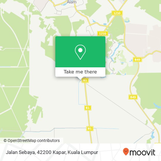 Jalan Sebaya, 42200 Kapar map
