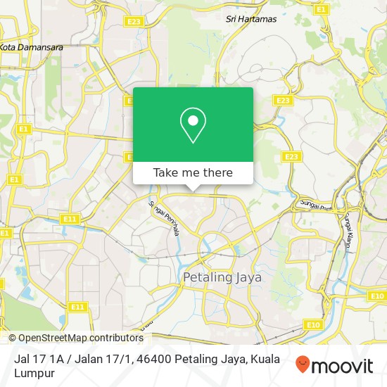 Jal 17 1A / Jalan 17 / 1, 46400 Petaling Jaya map