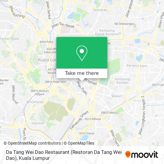 Da Tang Wei Dao Restaurant map