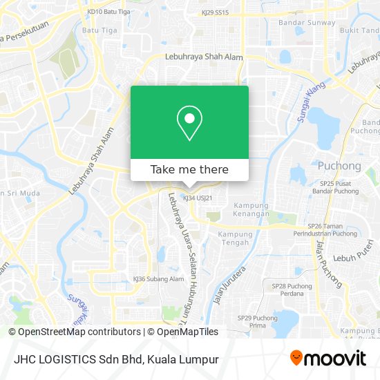 JHC LOGISTICS Sdn Bhd map