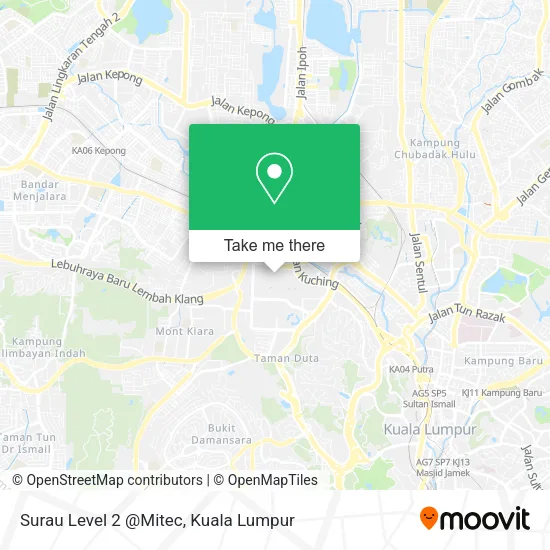 Surau Level 2 @Mitec map
