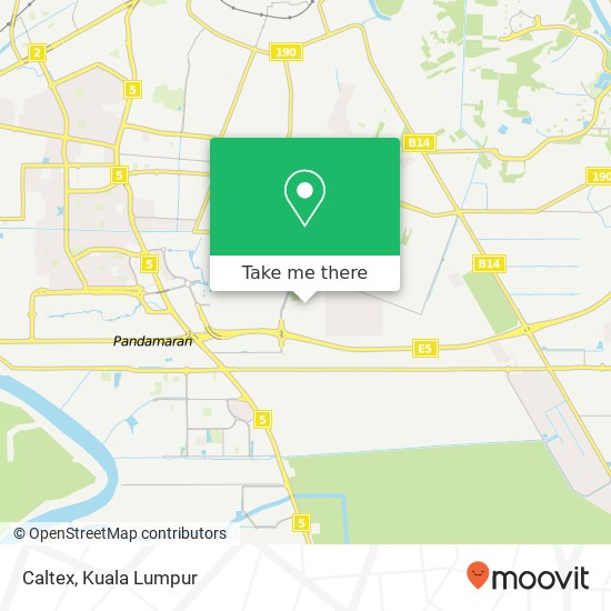 Caltex map