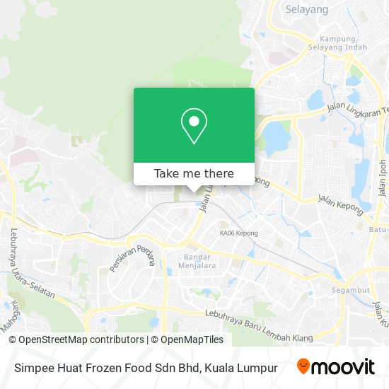 Simpee Huat Frozen Food Sdn Bhd map