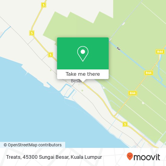 Treats, 45300 Sungai Besar map