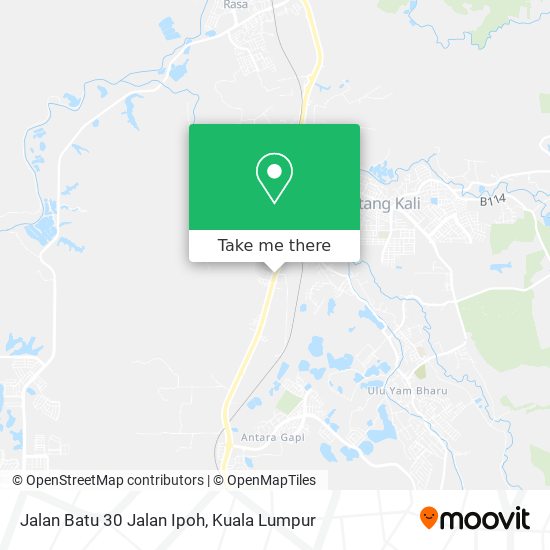 Peta Jalan Batu 30 Jalan Ipoh