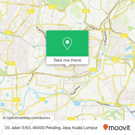 20 Jalan 3 / 63, 46000 Petaling Jaya map