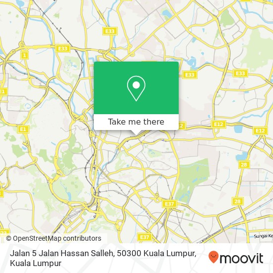 Jalan 5 Jalan Hassan Salleh, 50300 Kuala Lumpur map