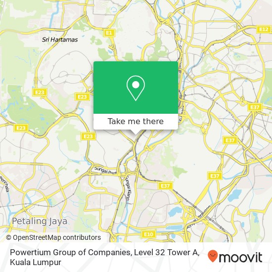 Powertium Group of Companies, Level 32 Tower A map