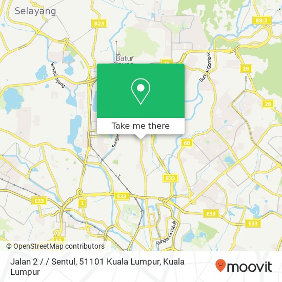 Jalan 2 / / Sentul, 51101 Kuala Lumpur map