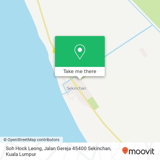 Soh Hock Leong, Jalan Gereja 45400 Sekinchan map