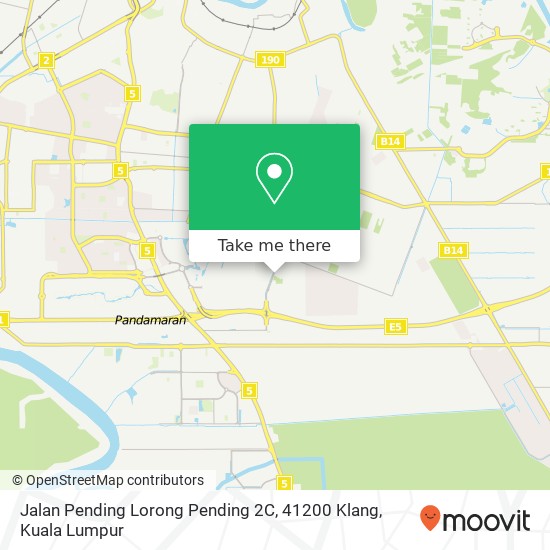 Peta Jalan Pending Lorong Pending 2C, 41200 Klang