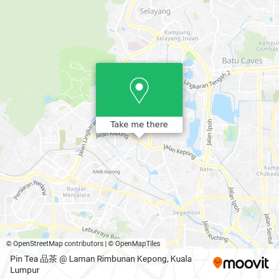 Pin Tea 品茶 @ Laman Rimbunan Kepong map