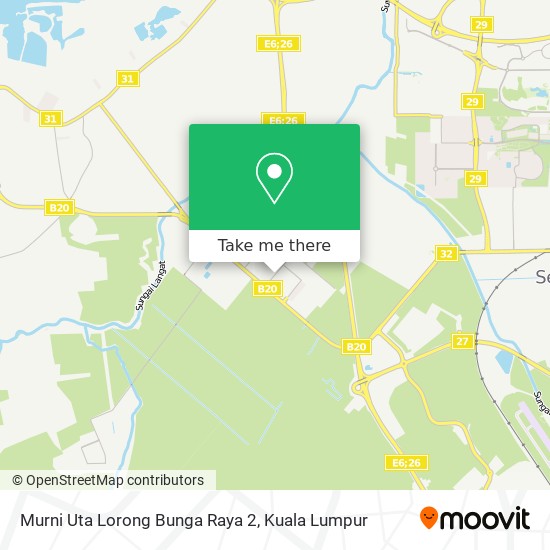 Peta Murni Uta Lorong Bunga Raya 2