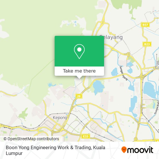 Peta Boon Yong Engineering Work & Trading
