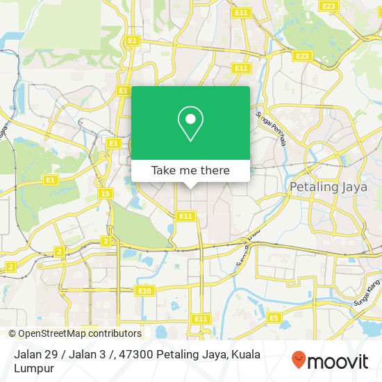 Peta Jalan 29 / Jalan 3 /, 47300 Petaling Jaya