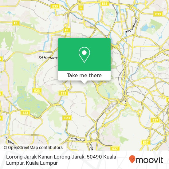 Lorong Jarak Kanan Lorong Jarak, 50490 Kuala Lumpur map