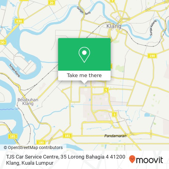 TJS Car Service Centre, 35 Lorong Bahagia 4 41200 Klang map