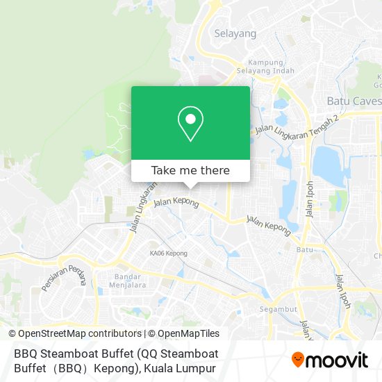 BBQ Steamboat Buffet (QQ Steamboat Buffet（BBQ）Kepong) map