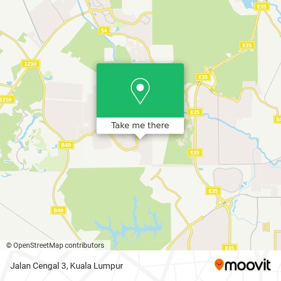 Jalan Cengal 3 map