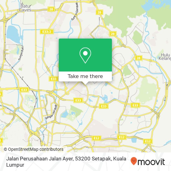 Peta Jalan Perusahaan Jalan Ayer, 53200 Setapak
